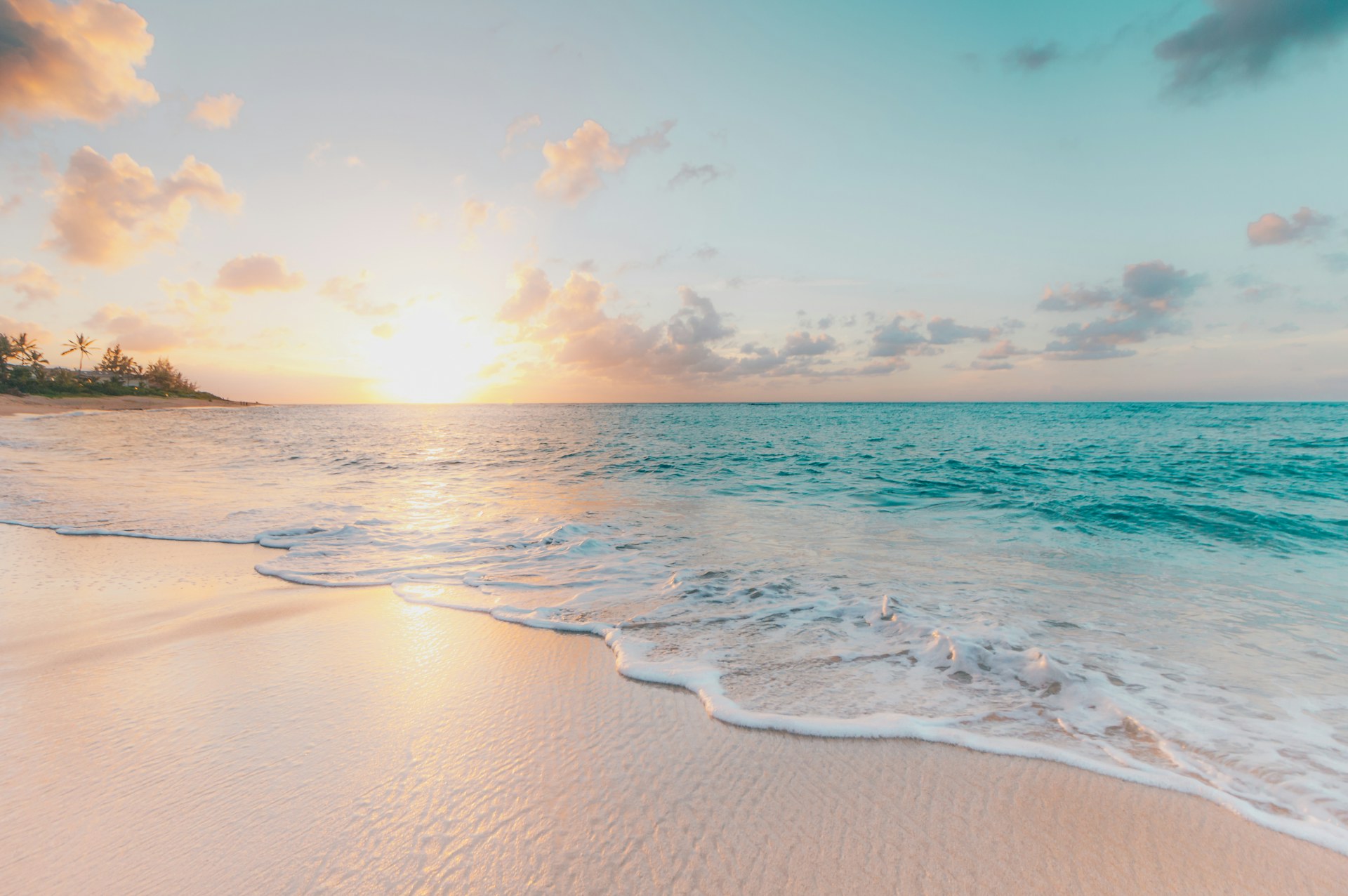 Sandals resort beach